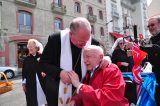 2011 Lourdes Pilgrimage - Archbishop Dolan with Malades (133/267)